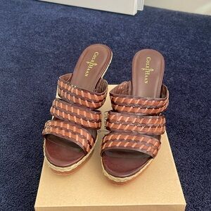 Size 10 Vanessa Air Slide by Cole Haan chestnut color